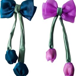 Tulip Style Hair Bow For Women & Girl Soft Fabric Suitable for All Hair Types Hair Clip-image-3