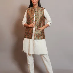 Printed Women Waistcoat-image-6