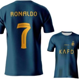 Men Printed Round Neck Polyester Blue T-Shirt-image-95