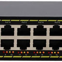 kathiriyas RMX 24-AI Port Ethernet PoE++ Switch Support with AF 2-Port Network Uplink Port 24 Ports 100 Mbps Network Switch image 2