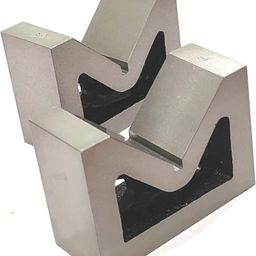 Cast Iron Vee V Block Set Of 2 Pieces 4" x 1-1/2" x 3" Without Clamp Ground image 4