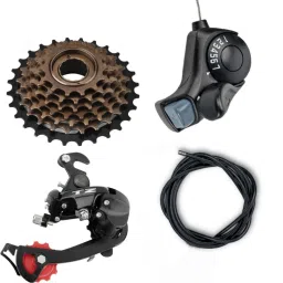 7 Speed Gear Set for Cycles Road Bicycle, Mountain Bike, Racing Bike Wheel-image-4