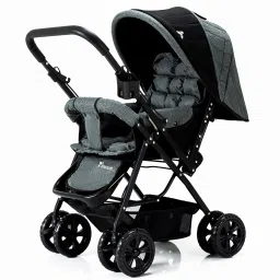 Reversible Look at Me Stroller - Grey Stroller-16