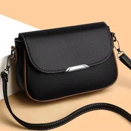Black Women Sling Bag Women's stylish All-Match Small Square Sling Bag-image-42