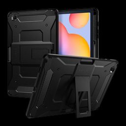 spigen Tough Armor Pro TPU & Polycarbonate Back Cover for SAMSUNG Galaxy Tab S6 Lite (Support S Pen Holder, Black)-picture-13