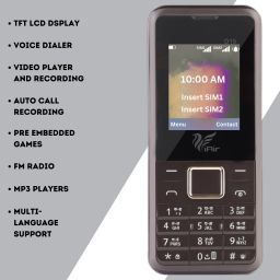 iair D15 Dual Sim Keypad Phone | 2800 mAH Battery & Big 1.88 Inch Display image 4