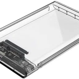 OG X NEXSA Transparent USB 3.0 to SATA Hard Drive Enclosure – Tool-Free External Case 2.5 inch Fast Transfer Speed Up to 5 Gbps & Up to 4TB Storage Capacity 2.5 SATA SSD HDD-5