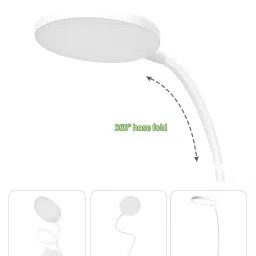 shopogenix Led Desk Table Lamp Touch Control with Adjustable Gooseneck with Pen Holder-L146 Study Lamp image 4