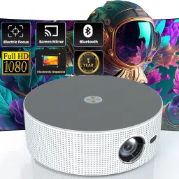 Livato A2 Full HD 1080P Electronic Focus Bluetooth/Miracast/DigitalKeystone/Cablecast (5000 lm / 1 Speaker / Wireless / Remote Controller) Portable Projector-image-48