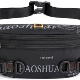 HASTHIP Waist Bag for Men Women, Waterproof Chest Bag Stylish Fanny Pouch Bag Sport Belt Waist Bag-image-39
