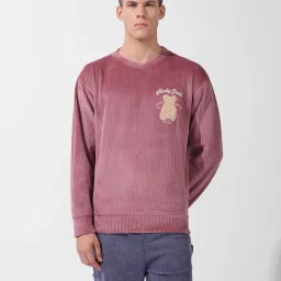 Men Full Sleeve Self Design Sweatshirt-image-53