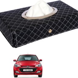 Cross-Black Tissue Box Leatherette-602 Vehicle Tissue Dispenser-image-11