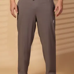 Men Solid Brown Track Pants-image-52