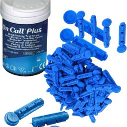 MICROSIDD Oncall Plus Combo with Codechip and 50 Lancets 50 Glucometer Strips image 2