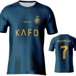 Men Printed Round Neck Polyester Blue T-Shirt-image-87