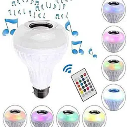 SYARA ANJ_323_Led Wireless Light Bulb Speaker Base Color Changing With Remote Control Smart Bulb-image-13