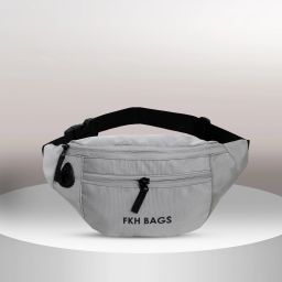 fkhbags ROCCKKGREY WAIST BAG Elegant Style Travel Pouch Passport Holder with Adjustable Strap-image-103