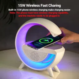 spaark and shine Spark and Shine Wireless Charger 4 in 1 Lamp with Bluetooth Speaker Charging Study Lamp image 2