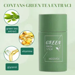 Green Tea Cleansing Mask Stick for Face001Face Shaping Mask-23