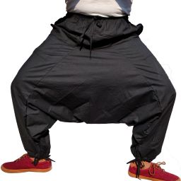 Solid Cotton Men Harem Pants-image-88