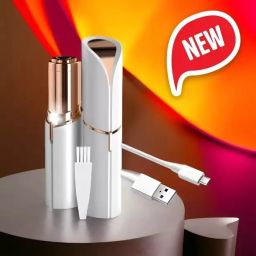 YEXZO Lipstick Shape Electric Pain less Facial Hair Remover Shaver Waxing Strips Cordless Epilator-image-14