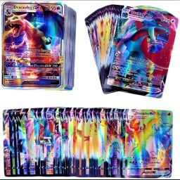 Pokemon Cards 100Pcs Basic Gx Vstar Vmax Trainer Cards Booster Box Packs-16