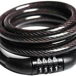 Safety Bicycle Key Lock 120cm Length Bike Helmet Bicycle Lock-image-94