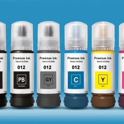 canoff 011/012 Refill Ink Set(70ml X 6Color) For L8180,L8160 Printers PhotoBlack, Grey, Black + Tri Color Combo Pack Ink Bottle-picture-28