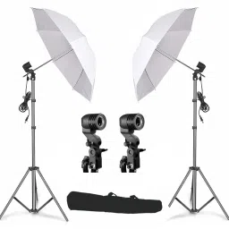 Hiffin single holder kit set of 2WOB Black Reflector Umbrella-91