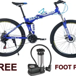 Foldable cycle with Free Pump / disk brake / Dual Suspension 27.5 T (inch) Folding Bikes/Folding Cycle-image-11