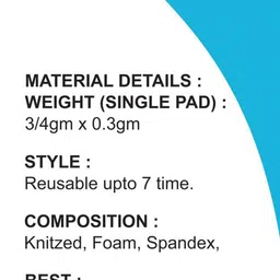 neckbook Set Of 4 Reusable Soft Underarm Sweat Pads image 3