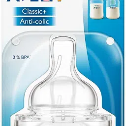 philips avent SCF632/27 ANTI COLIC TEAT SLOW FLOW 1M+ Slow Flow Nipple image 2