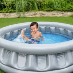 Space Ship Inflatable Play Pool With free pump Inflatable Swimming Pool-32