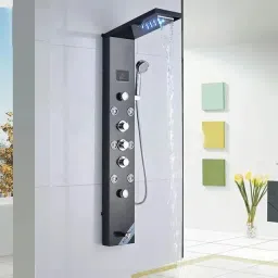Formonix Bathware Stainless Steel Shower 8 In 1 Panel With, 8 Body Mist Sprays Shower Panel-4