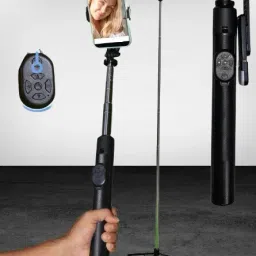 YIXU Long Selfie stick tripod 170 cm long with Remote Function Tripod Kit-image-2