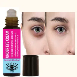Under Eye Cream For Reduce Dark Circles, Puffiness & Wrinkles With Caffain 1%-3