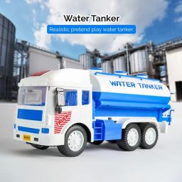 Toy Water Tanker Truck Construction Truck Pull Back Vehicles Toy Trucks-14