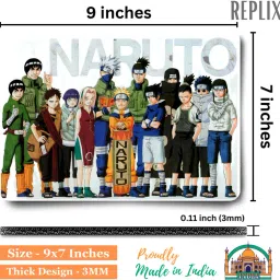 Replix Anime Mouse Pad (9 inch x 7 inch) - Computer Naruto - 3 Printed Mousepad Mousepad image 2
