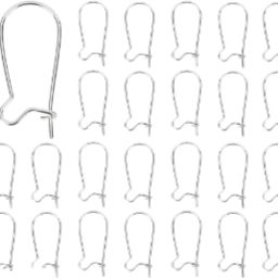12 Piece Ear Wire Hooks Wire Earrings 304 Stainless Steel Ear Wires Teardrop-image-30