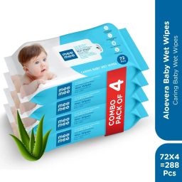 Soft Cleansing Baby Wet with Aloe vera - Pack of 4-image-7