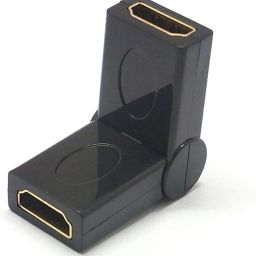 RyzCare HDMI 1.4 Multi Angle Swivel Coupler Adapter USB Adapter-image-56