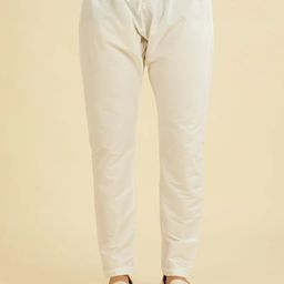 diwas by manyavar Men's Art Silk Solid Pyjama (1pc) | Men Pyjama-picture-32