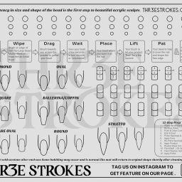Acrylic Nail Training Mat - Silicone Trainer Sheet for Application Practice-21