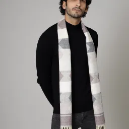 Ravaiyaa - Attitude Is Everything Striped Men Muffler-image-85