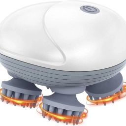 R A Products Electric Rechargeable Type -C | Head Kneading Massager | 3 Speed Modes Handheld Portable Head Scratcher for Hair Growth Massager-image-29