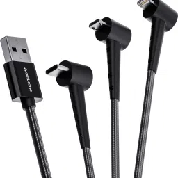 Ambrane Power Sharing Cable 3 A 1.25 m TRIO-S10-20