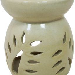 Aroma Gift Set Oil Burner Aroma Diffuser (Free 2 Tea Light Candles & 10 ml Lily of The Valley Aroma Oil) Diffuser Set-image-27
