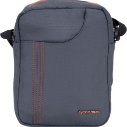 Grey Men & Women Sling Bag - Extra Large Stitchwell-Dark Grey-image-18