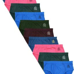 Pack of 10 Women Hipster Multicolor Panty-image-32