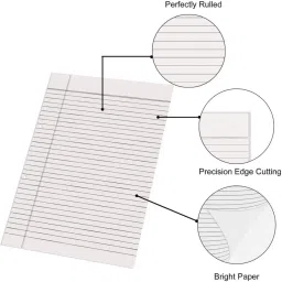 diamonds Notebook A4 Notebook Ruled 180 Pages image 4
